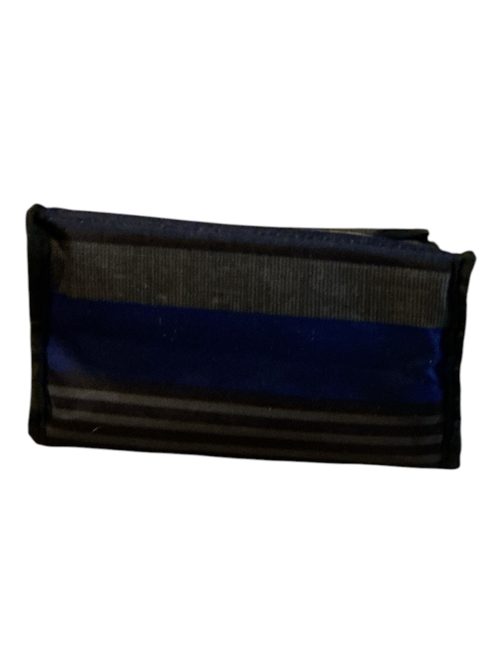 Blue And Black Striped Insulated Lunch Bag — image 2 of 8